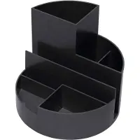 MAUL Pennenkoker MAULrundbox kunststof 14 x 14 x 12.5 cm zwart