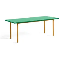 HAY Tafel Two-Colour Ochre Powder Coated Steel Frame Green Mint L200 x W90 x H74 cm