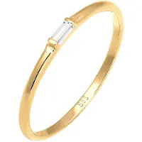 Elli PREMIUM Ring 'Topas' goudgeel