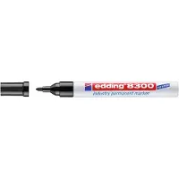 Edding Permanent Permanentmarker Zwart Medium Ronde punt 3 mm