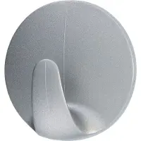 TESA Powerstrips Haken Rond Small - Chroom - 3 Stuks