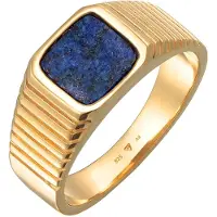 KUZZOI Ring blauw / goud