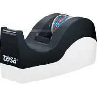 TESA Plakbandhouder tesafilm Orca Zwart Incl. plakfolierol 33 m x 19 mm