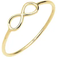 Elli PREMIUM Ring 'Infinity' goud