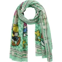 Codello Sjaal 'PEANUTS' groen / gemengde kleuren