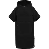 Normani Badjas kort ' Surfer Poncho ' zwart