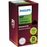 Philips Lamp Halogeen H7 Masterlife 24V, 70W