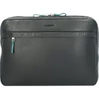 Burkely Laptoptas 'Bold Bobby' turquoise / zwart