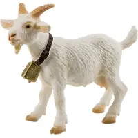 BULLYLAND 62318 – Speelfiguur en verzamelfiguur Geit – ca. 7 cm – levensecht en detailrijk vormgegeven – ideaal als educatief speelfiguur en klein cadeautje voor kinderen vanaf 3 jaar.