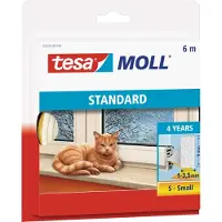 TESA - Tochtband - I Profiel - 6m X 1.0-3.5mm - Wit