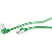 Shiverpeaks S/CONN maximum connectivity Netzwerkkabel-Patchkabel, cat 6, S/FTP, PIMF, Winkel-gerade, grün, 0,25m