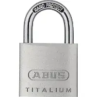 ABUS Cilinderhangslot | breedte slotlichaam 30 mm | Titalium verschillendsluitend | 1 stuk - 77581 77581
