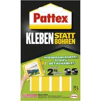 Pattex PXMS1 PXMS1 Dubbelzijdige zelfklevende strips (l x b) 40 mm x 20 mm 10 stuk(s)