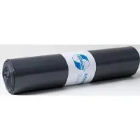 Deiss LDPE Premium Gemiddeld gebruik Vuilniszakken 120 l Zwart HDPE (Hogedichtheidpolyetheen) 60 micron 25 Stuks
