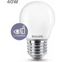 Philips 6x LED lamp E27 | Kogel P45 | Mat | 4000K | 4.3W (40W)
