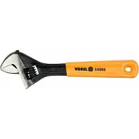 VOREL - Instelbare Sneeuwsleutel - 200 mm - Greep van Rubber