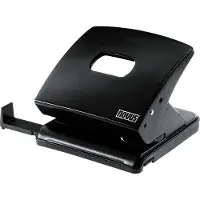 Novus Locher C 225, Stanzleistung: 25 Blatt, schwarz Lochung: 80 mm, mit Anschlagschiene, aus Metall