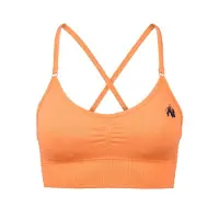 Gorilla wear Sport bh 'Olivia' oranje / zwart