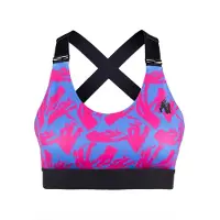 Gorilla wear Sport bh 'Colby' blauw / pink / zwart