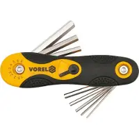 TOYA Hexagonale sleutels set - Vorel - 8 stuks - 1.5 - 8 mm - CR-V - Duurzaam - Nauwkeurig