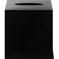 Blomus Nexio Tissuehouder Vierkant | Zwart | Staal