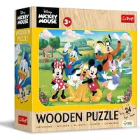 Trefl houten puzzel - Disney Mickey Mouse en Friends - 24 stukjes FSC.