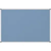MAUL standard prikbord, textiel, 900 x 1200 mm, lichtblauw
