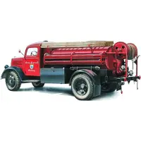 Wittmax Modelbouwpakket Vrachtwagens - 3966 Opel Blitz Brandweerwagen - Truck Plastic - 1:24 - Modelbouw