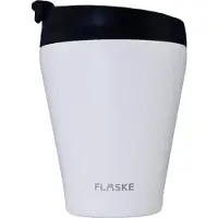 FLASKE Koffiebeker Coffee Cup 200ML - Ice - RVS Koffiebeker to Go van 200ML