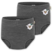 Normani Onderbroek 'Tokoroa' antraciet / wit