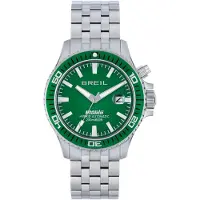 Breil Analoog horloge 'Manta P.R.O.' groen / zilver