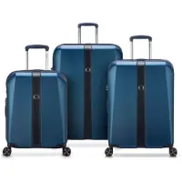 DELSEY PARIS Kofferset 'Promenade Hard 2.0' petrol