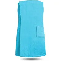 Normani Badjas kort turquoise