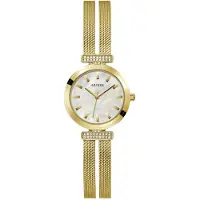 GUESS Analoog horloge 'Array' goud