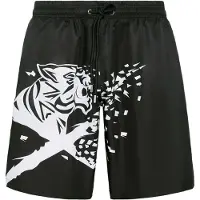 Plein sport Zwemshorts zwart / wit