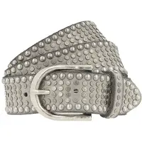 B.belt Riem 'Riva' lichtgrijs