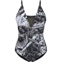 Rock Rebel by EMP Zwempak - S tot M - voor Vrouwen - olijf - Maat S