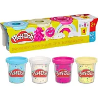 Play-Doh 4-pack Confetti-boetseerklei, verbeeldingsspeelgoed, knutselspeelgoed voor kinderen van 2+