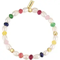 Yokoamii Armband gemengde kleuren / wit