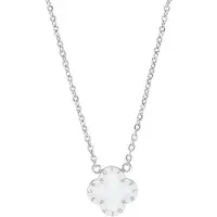 Lenoites Ketting 'Four Leaf Clover Mini 13' zilver