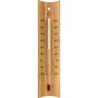 TFA Thermometer Bamboe - 20 cm - Binnen / Buiten - Celsius Aanduiding - Buitenthemometers - Temperatuurmeters
