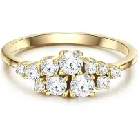 Glanzstücke Ring goudgeel / transparant