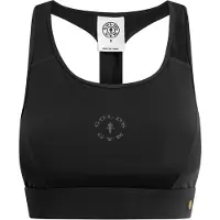 GOLD´S GYM APPAREL Sport bh 'Nadia' donkergrijs / zwart