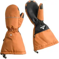 WEEDO FUNWEAR Handschoenen 'FOXDO' grijs / antraciet / donkeroranje