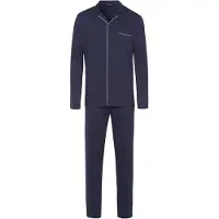 Hanro Pyjama lang ' Day & Night ' navy