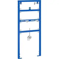 vidaXL Wandsteun Voor Urinaalsysteem Blauw 50 x 3 x 112 cm
