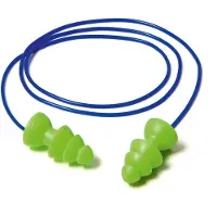 Moldex oordopjes Comets Cord 642101, EN 352-2, SNR 25 dB, herbruikbaar, groen, 50 paar/doos