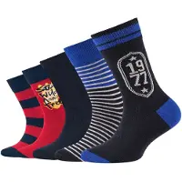 Camano Sokken blauw / donkerblauw / geel / donkerrood