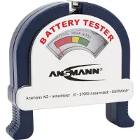 Ansmann Universele Batterijentester met LCD scherm