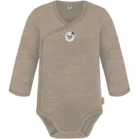 Normani Rompertje/body 'Kaitaia' beige / wit